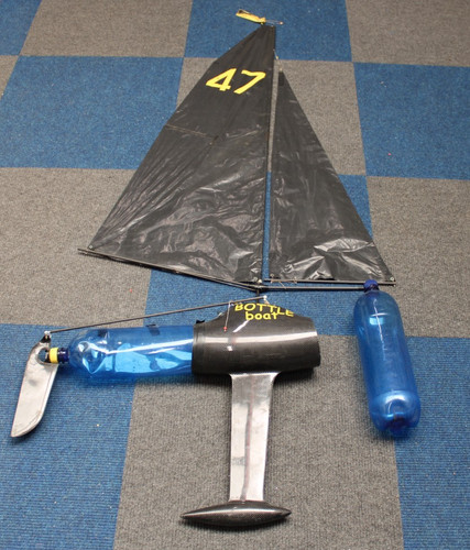 Bottle boat yacht - bottle,