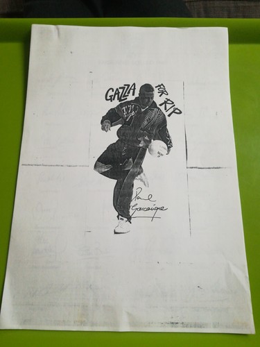 Photocopied football - photocopied,