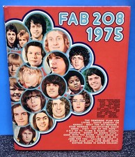 FAB 208 1975 TEEN FAN ANNUAL, HARDBACK, ACCEPTABLE, BIGGEST STARS OF THE DAY!