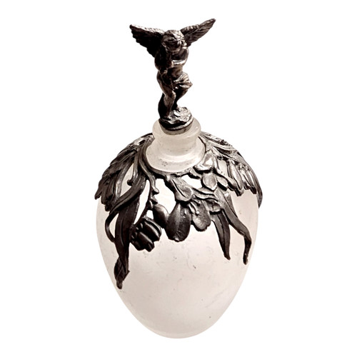 Vintage glass perfume bottle - vintage,