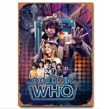 Dr Who Retro Vintage Style 4th