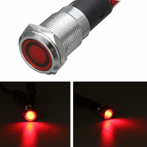 12v 12mm metal led car - 12mm,