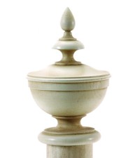UNPAINTED Slight SECONDS French Ashley CAMILLE Curtain Pole FINIAL END