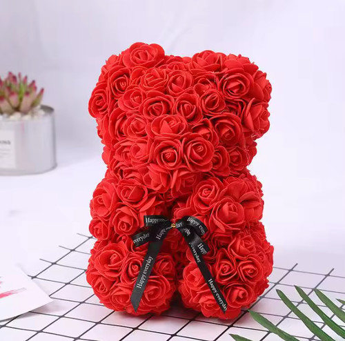 Forever rose teddy bear gift - rose,