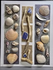 Coastal Mixed Media Art with