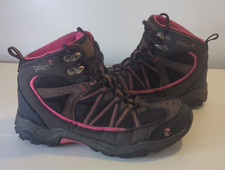 Gelert Ladies Walking Hiking Boots Ottawa Mid Brown Pink Size 4 UK 37 EU 