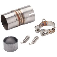 51mm / 60mm Motorcycle Exhaust Pipe Front Mid Link Connect Pipe for 08-18 YZF-R6