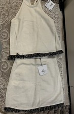 Zara Co Ord Top And Shorts. Holster-neck Top And Shorts. Size S