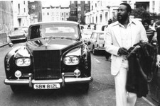 Marvin Gaye Posing By Rolls