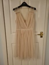 Marks & Spencer Tulle Dress blush/nude pink, ballerina, bridesmaid 10