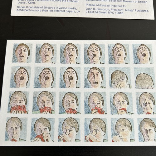 Artists postcards 1978 - artists,