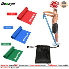 Physio Resistance TheraBands Exercise Pilates Yoga Recovery Latex Strength Band