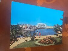 Hotel Eva & Dock Of Recreation Boats. Faro. Portugal. Colour Postcard. 710