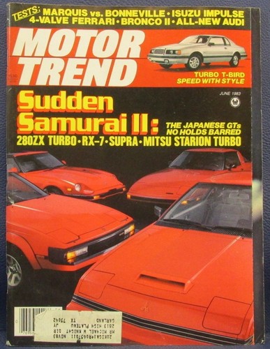 Motor trend magazine june 1983 - trend,
