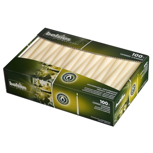 Bolsius ivory dinner candles - ivory,