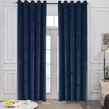 Crushed Velvet Curtains 90 x