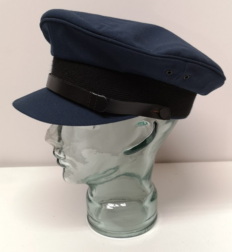 Plain blue cloth peaked - cloth, hat