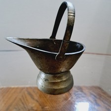 Vintage Brass Coal Bucket 4''