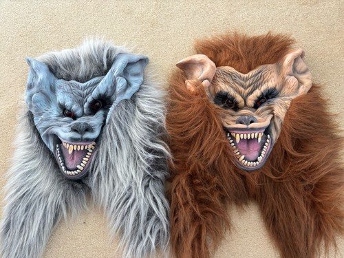 Halloween full head werewolf - full,