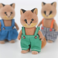 Sylvanian Renard Fox figures