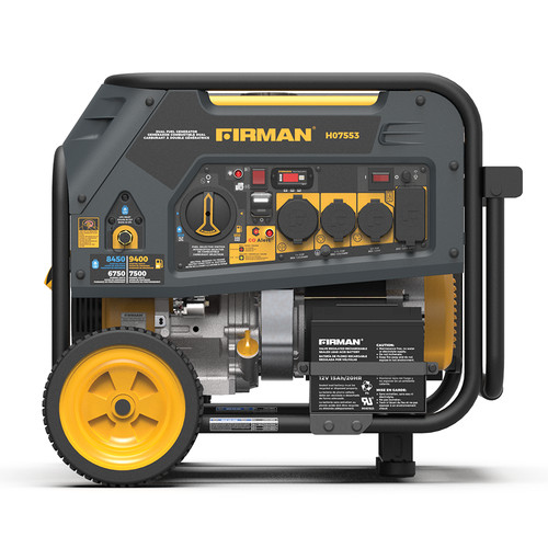 Firman h07553f dual fuel 9400w - firman,