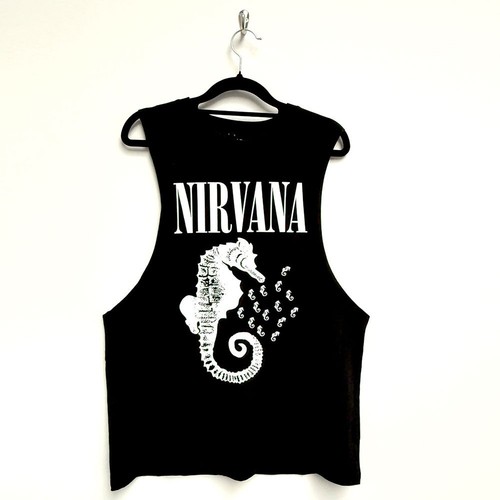 Nirvana seahorse logo mono - nirvana, &