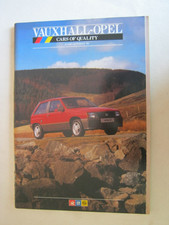 1986 VAUXHALL OPEL BROCHURE