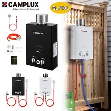 6L 10L Instant Hot Water Heater Gas Boiler Tankless LPG Propane Camping Shower