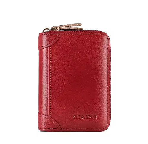 Leather rfid card - leather,