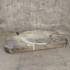 Rustic French Chopping Block / Thick Chopping Board - Farmhouse Kitchen Cottage