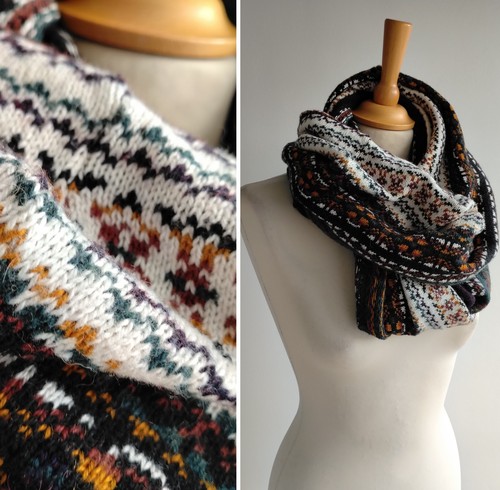 Fair isle infinity scarf snood - isle,