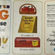 1964 Kraft Print Ad, Cracker