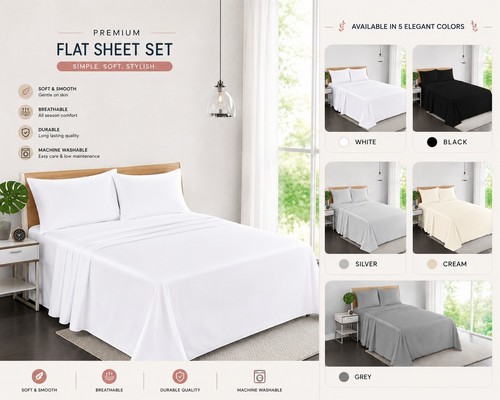 Luxury flat sheets - luxury,
