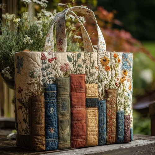 Vintage women printed tote bag - vintage,