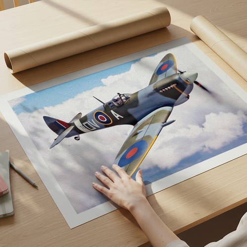 Ww2 spitfire aviation - ww2,