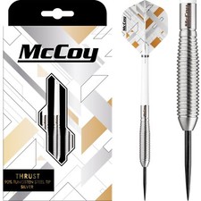 Tungsten Darts Set 23g 25g 27g grams 90% McCoy Thrust Silver