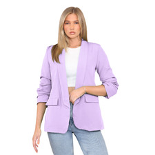 Women's Ruched Sleeve Blazer