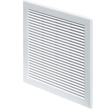 White Air Vent Grille 200mm x 200mm Ducting Wall Ventilation Cover 8" x 8inch