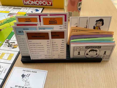 For monopoly cash and - monopoly,