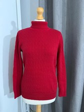 Kim Rogers Red Roll Neck Polo