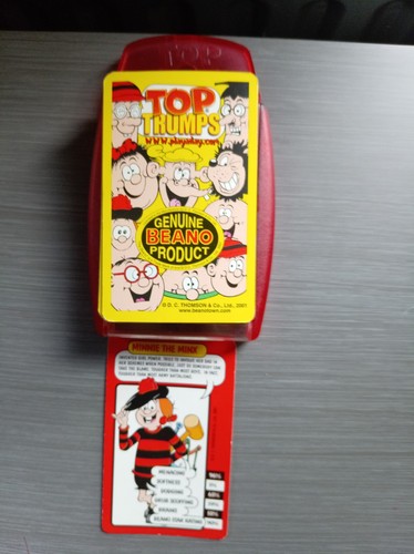 Retro top trumps card - top,