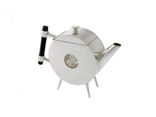 Silver modernist art deco - silver,