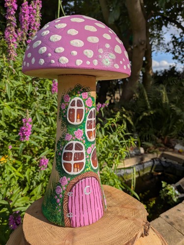 Large whimsical mushroom - large,