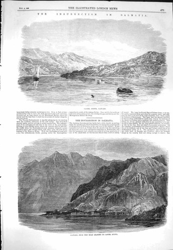 Original old antique print - old,