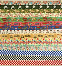 LANYARD  - WITH SAFETY CLIP/ ARMY SLOTH DINOSAUR PIRATE COMIC CHECKER FLAG SKULL