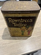 Vintage Rowntree’s Toffee Tin (Broken Lid)