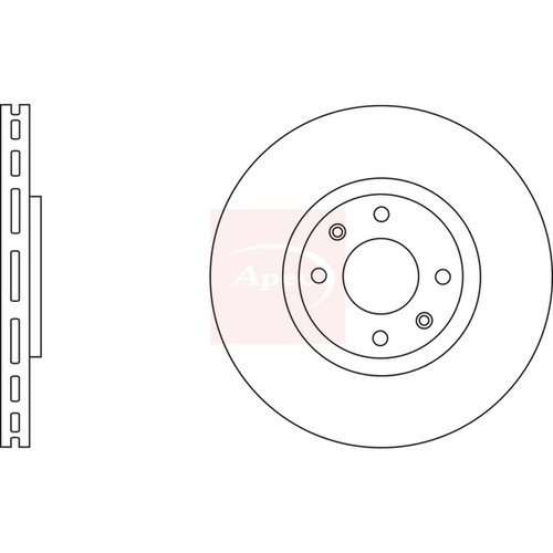 Brake discs vented - 2x,
