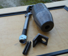 Mole plough expander and chain