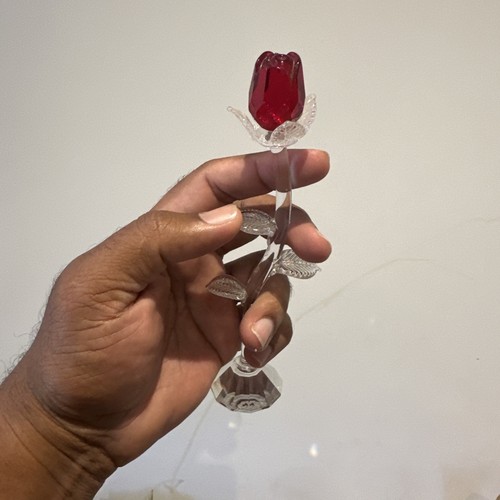 Lead crystal glass red - lead,