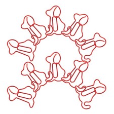  50 Pcs Novelty Paper Clips